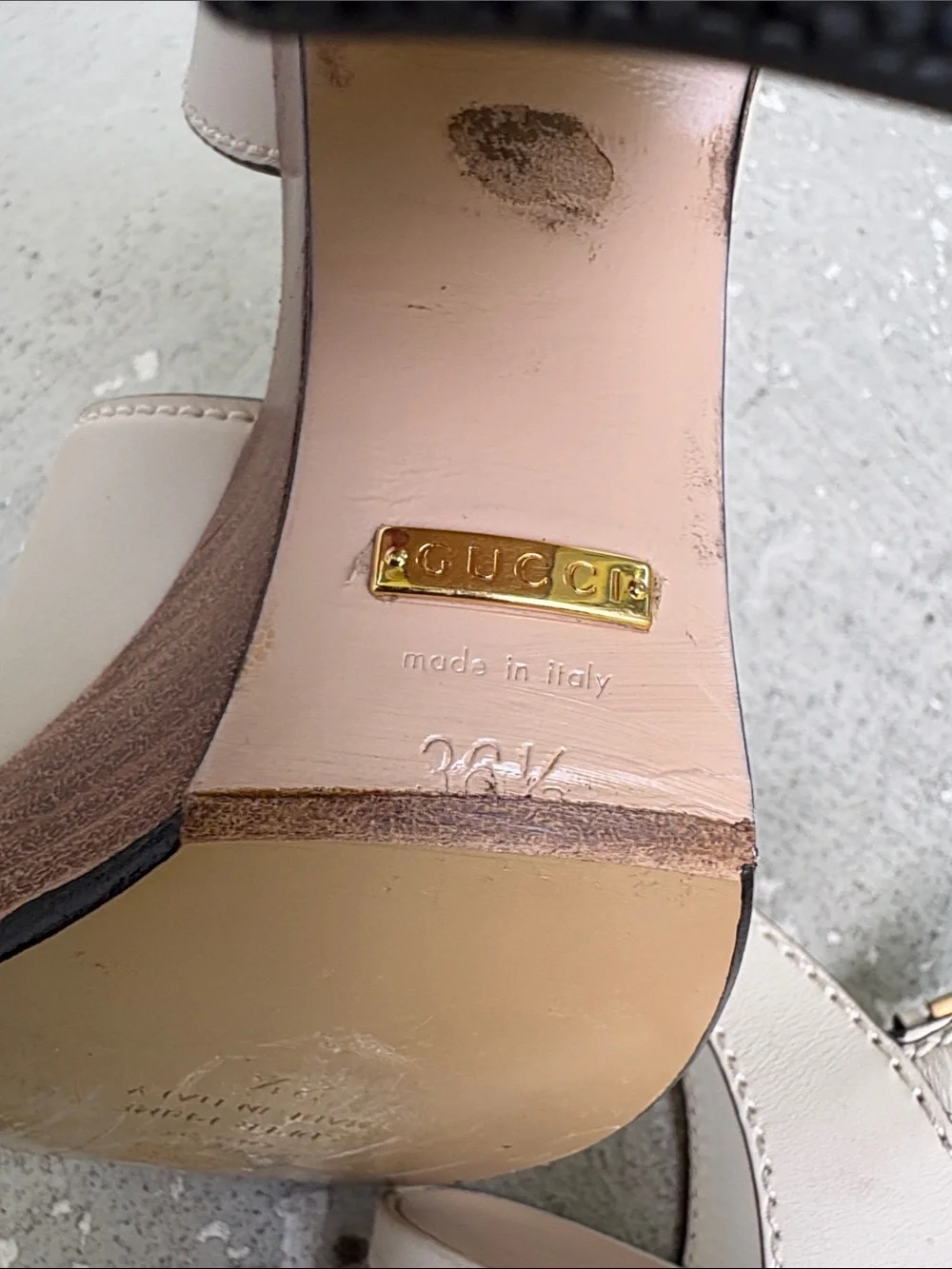 Gucci GG cut out platforms
